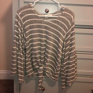 Bell Sleeve Knit Top